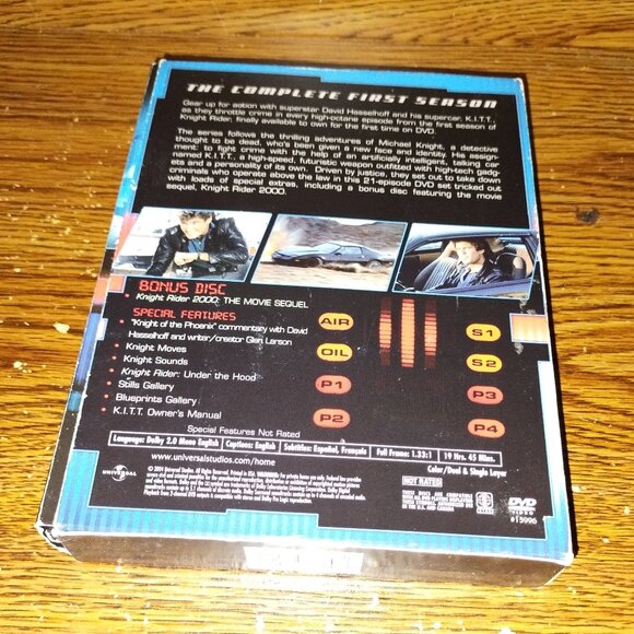 Knight Rider - Complete First Season (DVD, 2005, 4-Disc Set) - Picture 2 of 9